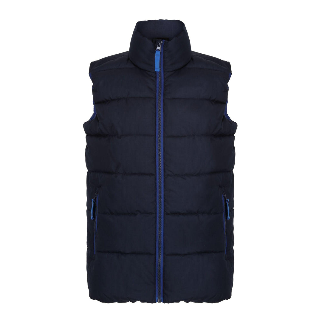 Regatta Professional Kids Scholar Thermal Insulated Bodywarmer Navy/Royal Blue 1#colour_navy-royal-blue