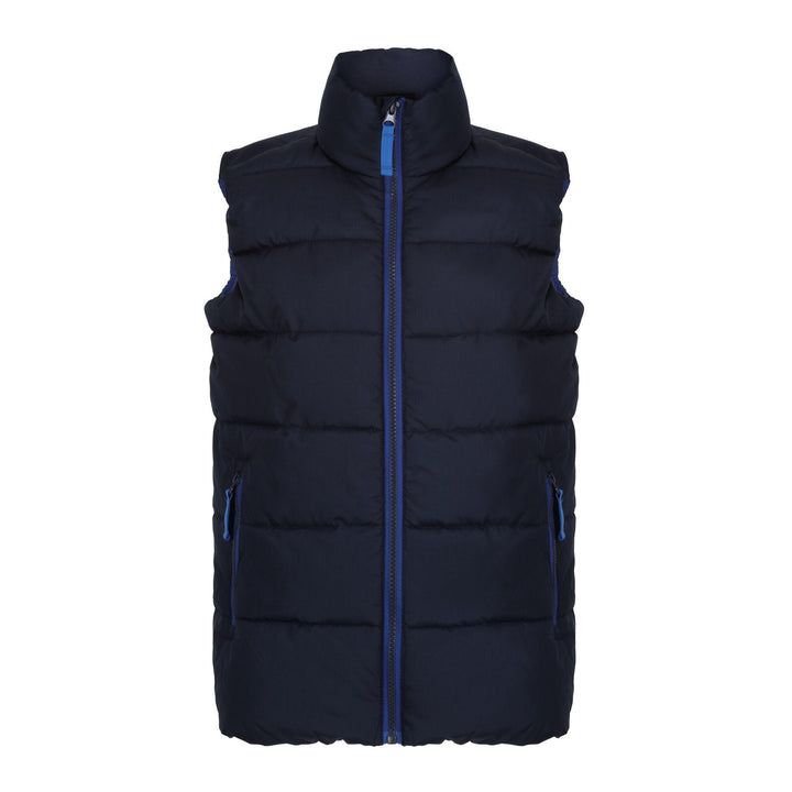 Regatta Professional Kids Scholar Thermal Insulated Bodywarmer Navy/Royal Blue 1#colour_navy-royal-blue