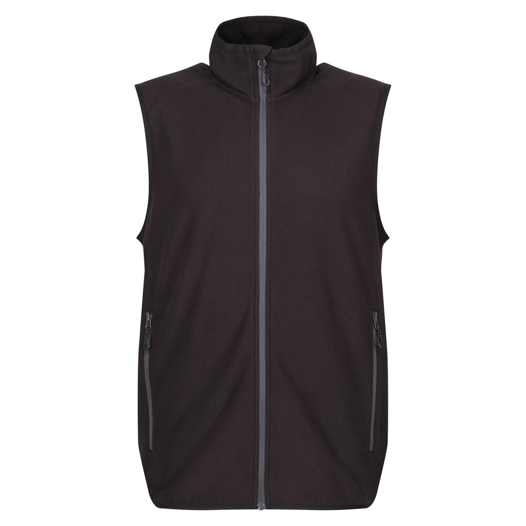 Regatta Professional Navigate Fleece Bodywarmer Black/Seal Grey 1#colour_black-seal-grey