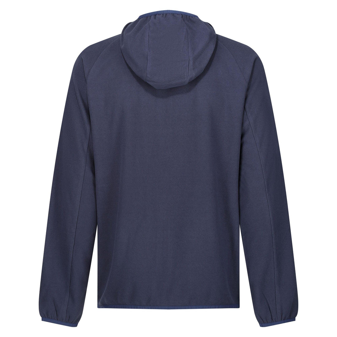 Regatta Professional Navigate Full Zip Hooded Fleece Navy/French Blue 2#colour_navy-french-blue