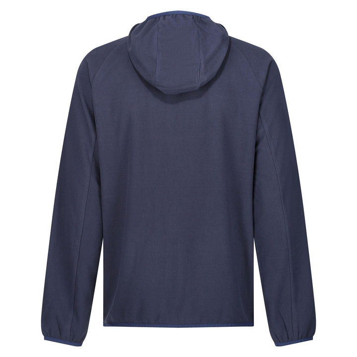 Regatta Professional Navigate Full Zip Hooded Fleece Navy/French Blue 2#colour_navy-french-blue