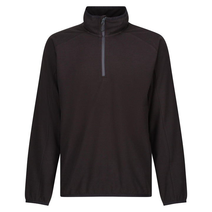 Regatta Professional Navigate Half Zip Fleece Black/Seal Grey 1#colour_black-seal-grey