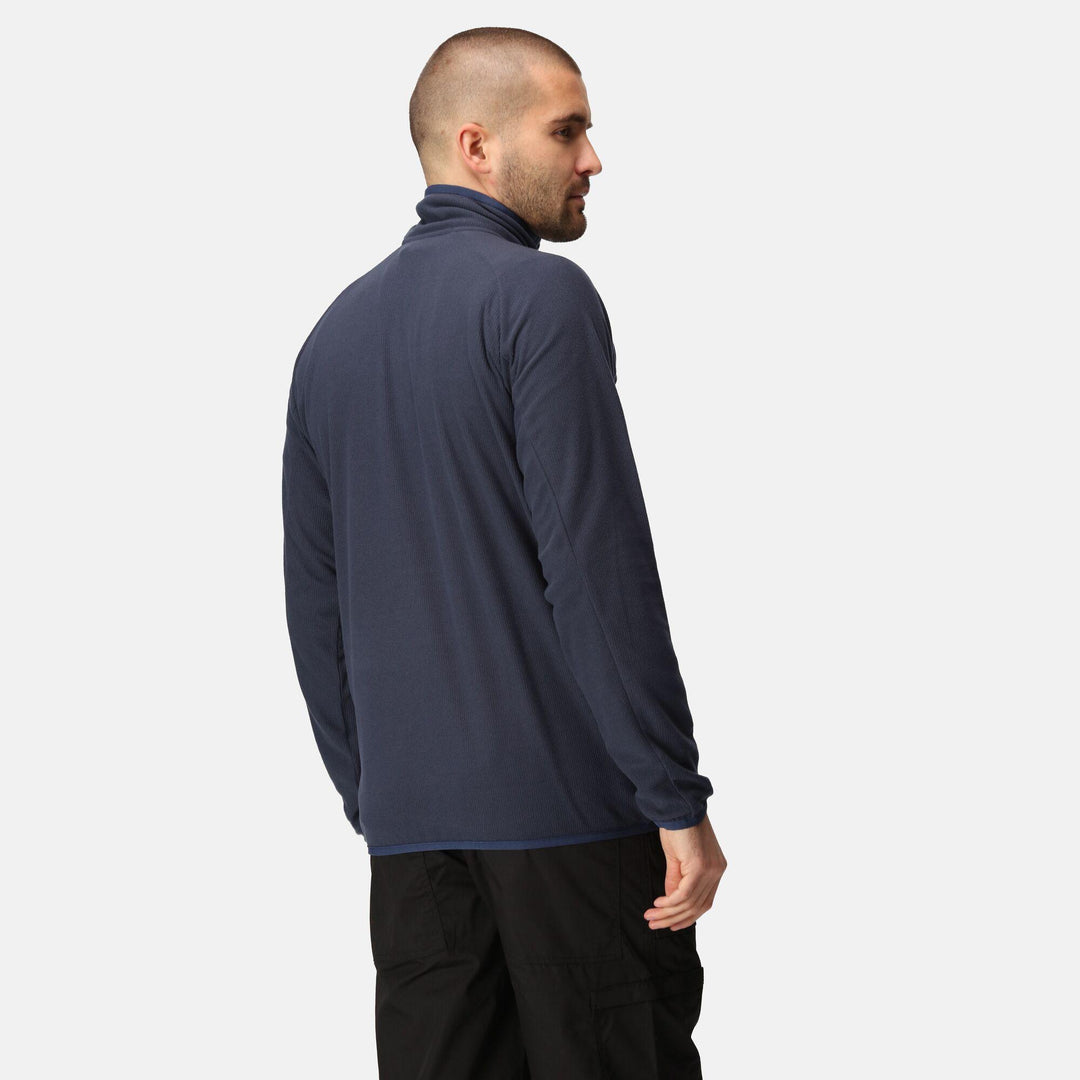 Regatta Professional Navigate Half Zip Fleece Navy/French Blue Model 2#colour_navy-french-blue