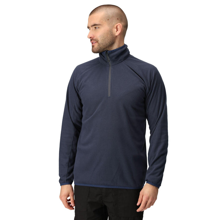 Regatta Professional Navigate Half Zip Fleece Navy/Seal Grey Model 1#colour_navy-seal-grey