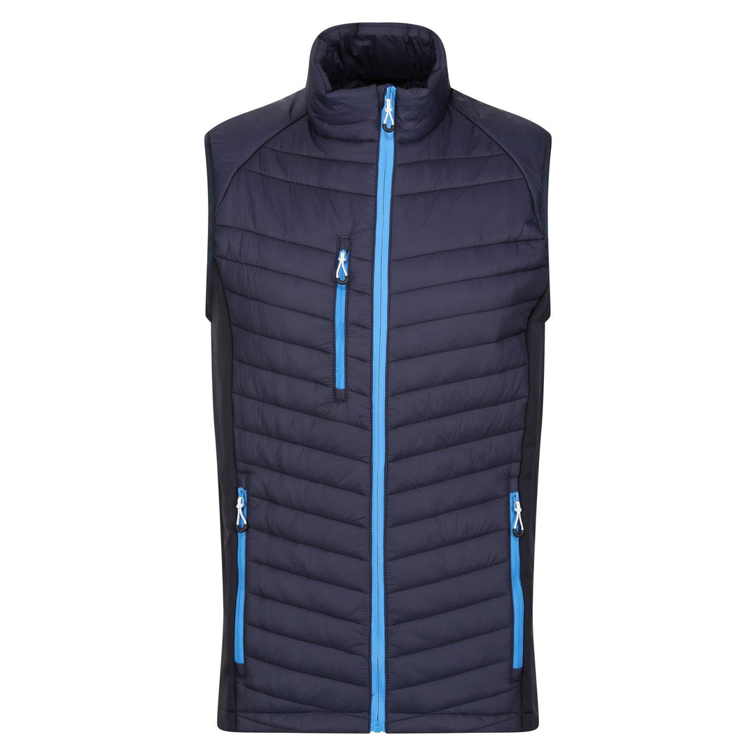Regatta Professional Navigate Hybrid Lightweight Bodywarmer Navy/French Blue 1#colour_navy-french-blue