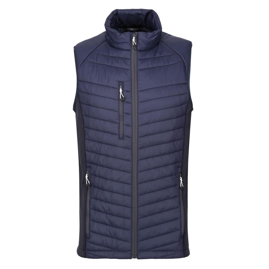 Regatta Professional Navigate Hybrid Lightweight Bodywarmer Navy/Seal Grey 1#colour_navy-seal-grey