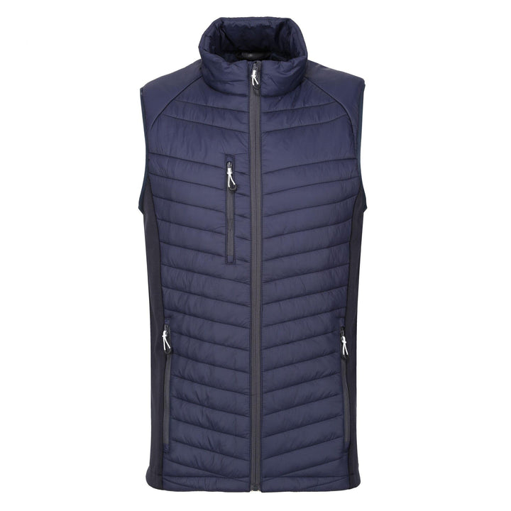 Regatta Professional Navigate Hybrid Lightweight Bodywarmer Navy/Seal Grey 1#colour_navy-seal-grey