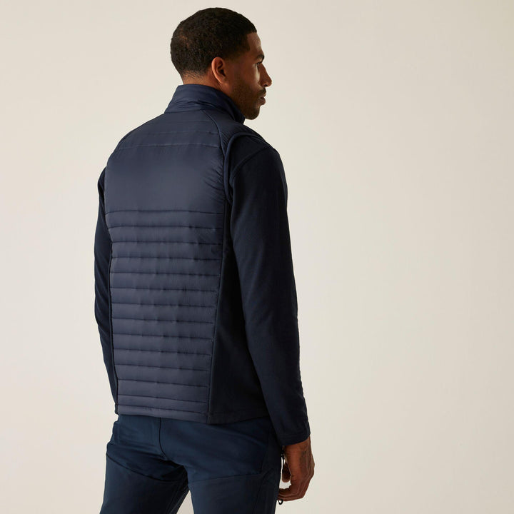Regatta Professional Navigate Hybrid Lightweight Bodywarmer Navy/Seal Grey Model 2#colour_navy-seal-grey