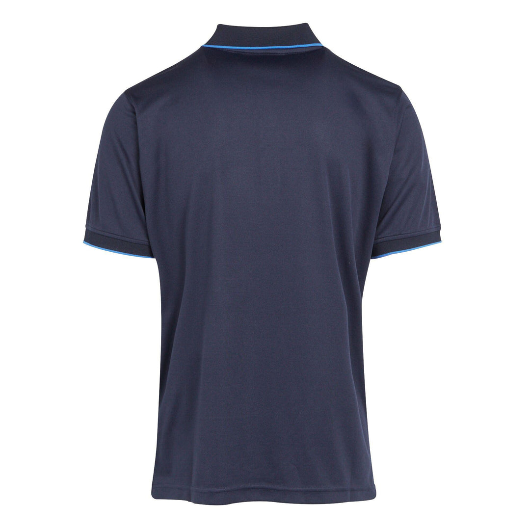 Regatta Professional Navigate Moisture-Wicking Anti-Bacterial Short Sleeve Polo Shirt Navy/French Blue 2#colour_navy-french-blue