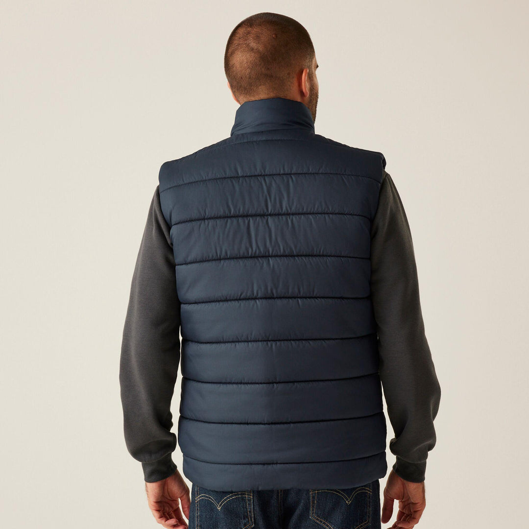 Regatta Professional Navigate Thermal Insulated Bodywarmer Navy/Seal Grey Model 2#colour_navy-seal-grey