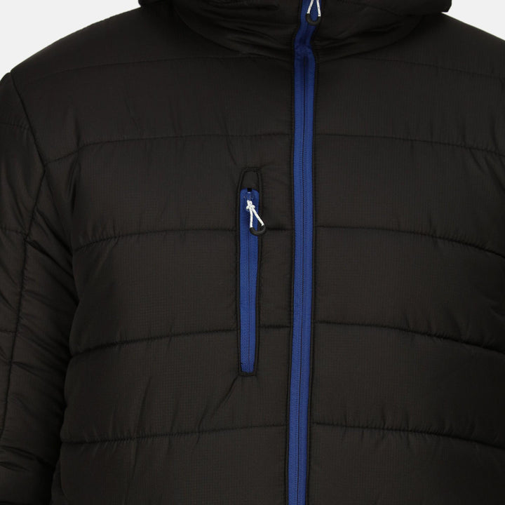 Regatta Professional Navigate Thermal Insulated Jacket Black/New Royal Model 4#colour_black-new-royal