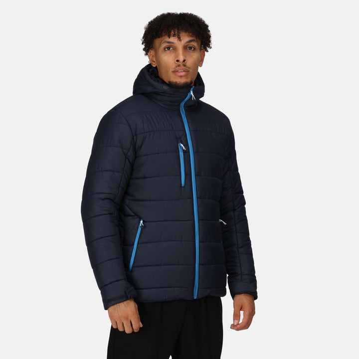 Regatta Professional Navigate Thermal Insulated Jacket Navy/French Blue Model 1#colour_navy-french-blue