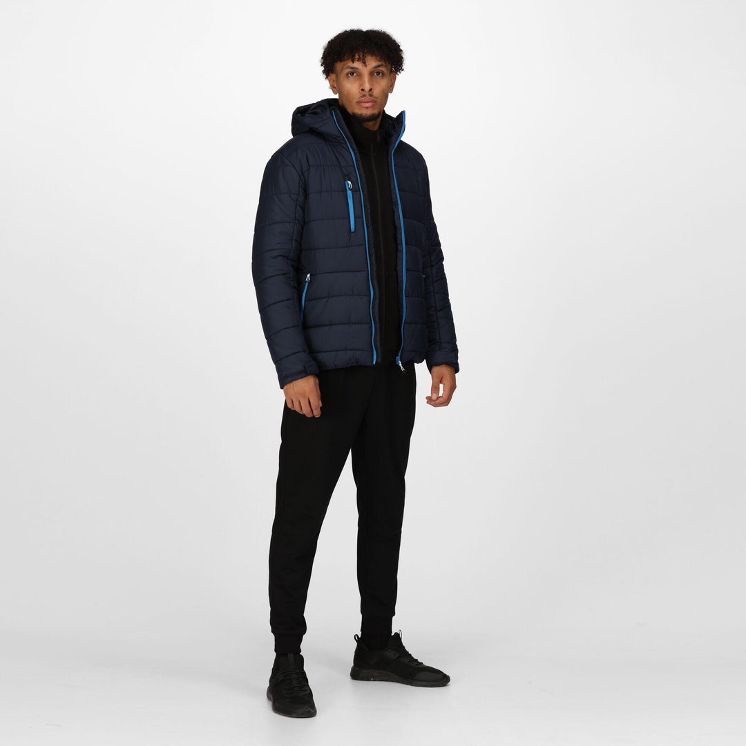 Regatta Professional Navigate Thermal Insulated Jacket Navy/French Blue Model 3#colour_navy-french-blue