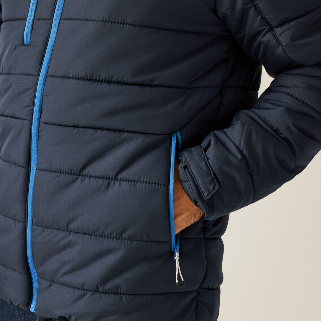 Regatta Professional Navigate Thermal Insulated Jacket Navy/French Blue Model 5#colour_navy-french-blue