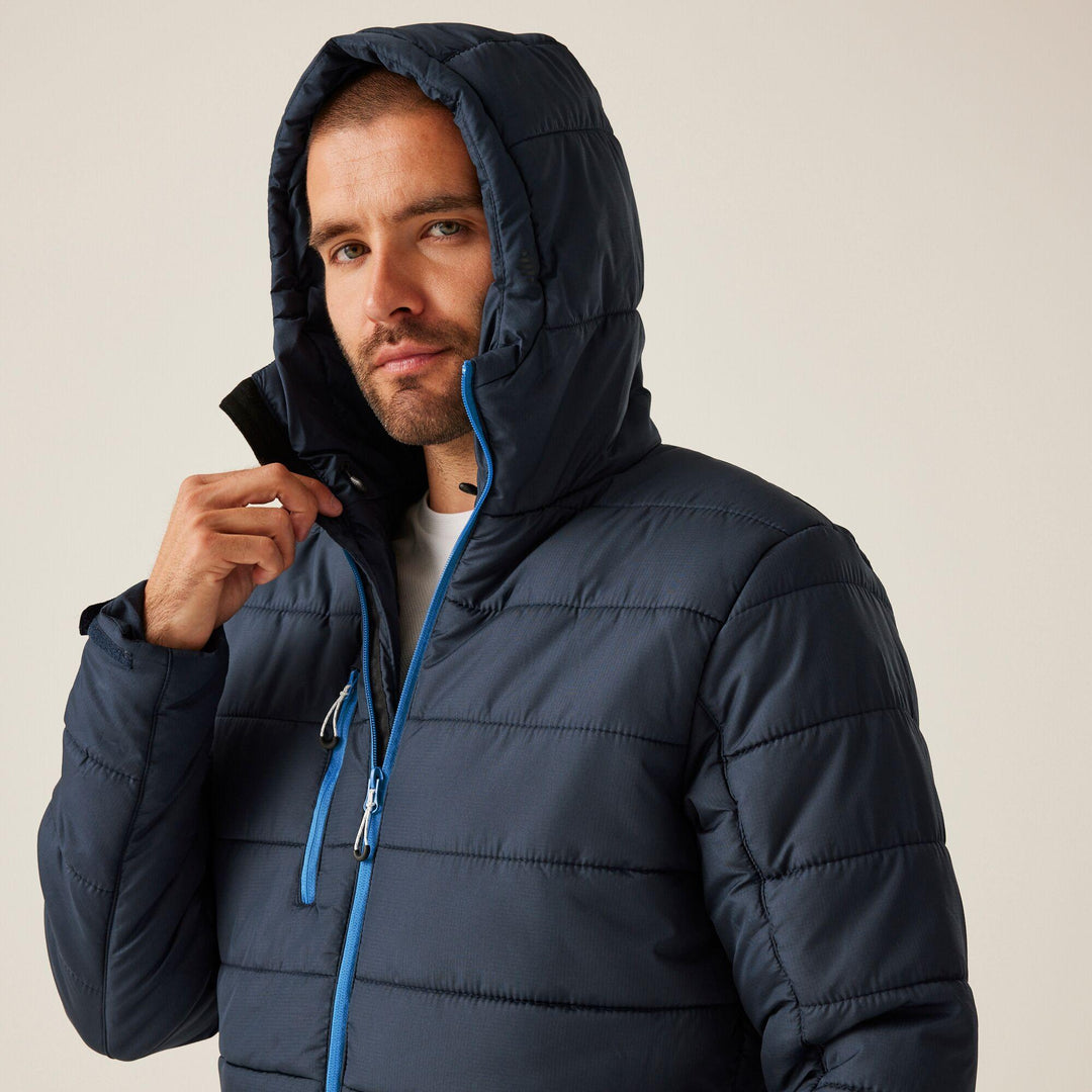 Regatta Professional Navigate Thermal Insulated Jacket Navy/French Blue Model 7#colour_navy-french-blue