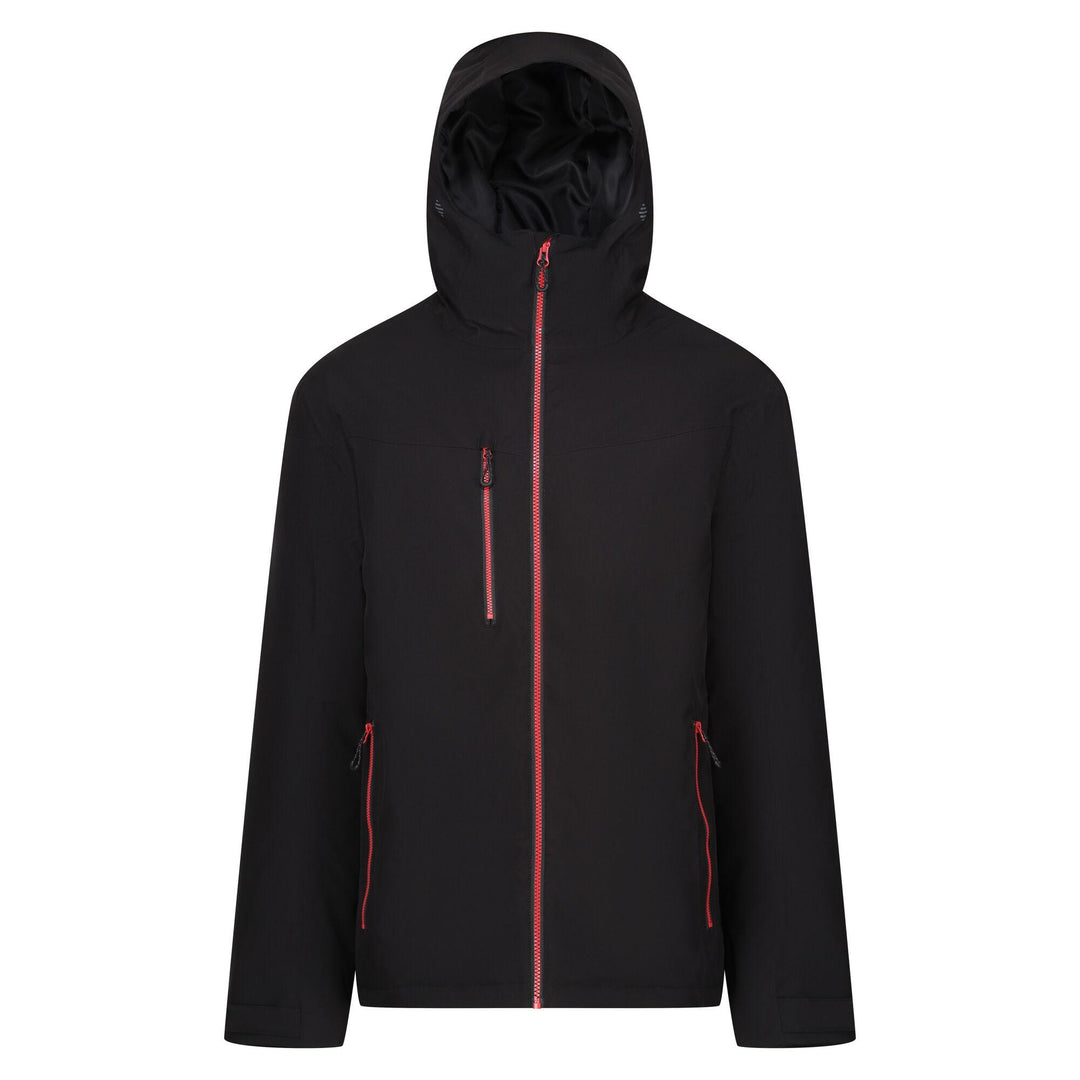 Regatta Professional Navigate Waterproof Insulated Jacket Black/Classic Red 1#colour_black-classic-red