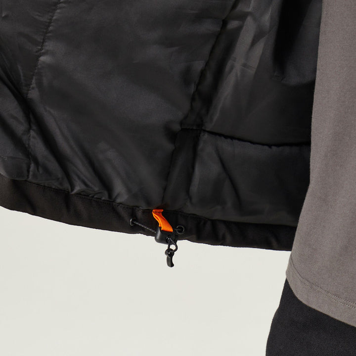 Regatta Professional Navigate Waterproof Insulated Jacket Black/Orange Pop Model 5#colour_black-orange-pop