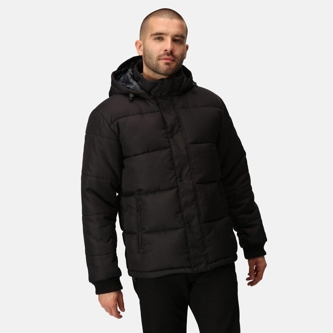 Regatta Professional Northdale Thermal Insulated Jacket Classic Blk Model 8#colour_classic-blk
