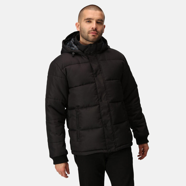 Regatta Professional Northdale Thermal Insulated Jacket Classic Blk Model 8#colour_classic-blk