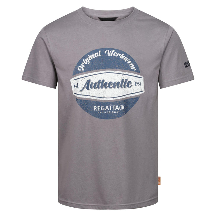 Regatta Professional Original Workwear T-Shirt Rock Grey 1#colour_rock-grey