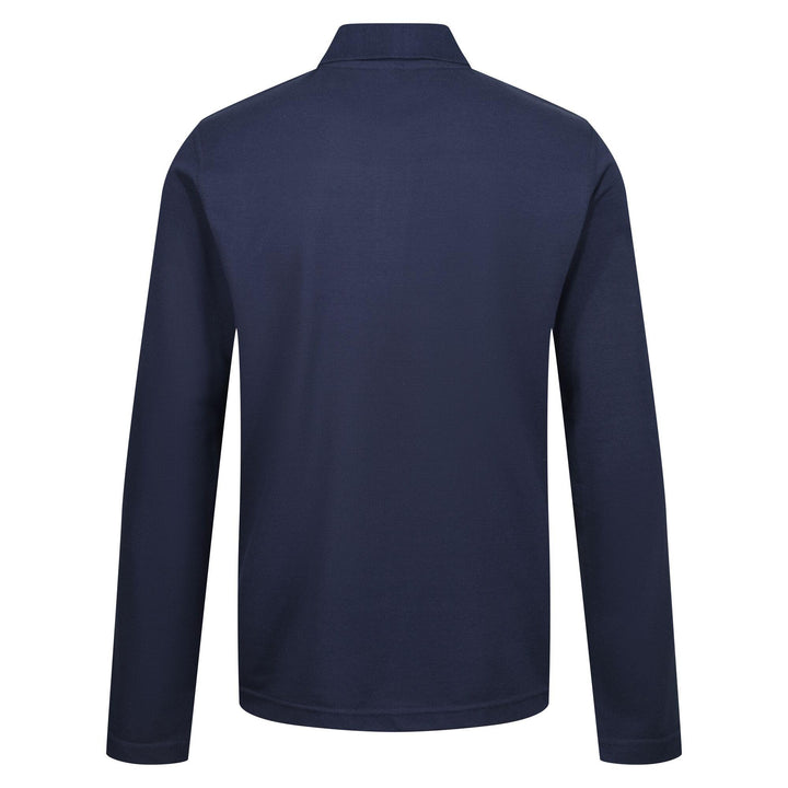 Regatta Professional Pro 65/35 Long Sleeve Polo Shirt Navy 2#colour_navy