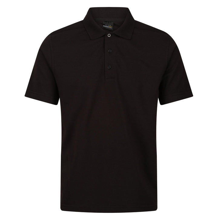 Regatta Professional Pro 65/35 Short Sleeve Polo Shirt Classic Blk 1#colour_classic-blk