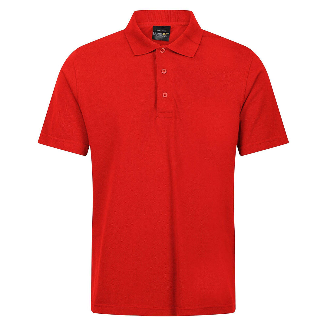 Regatta Professional Pro 65/35 Short Sleeve Polo Shirt Classic Red 1#colour_classic-red