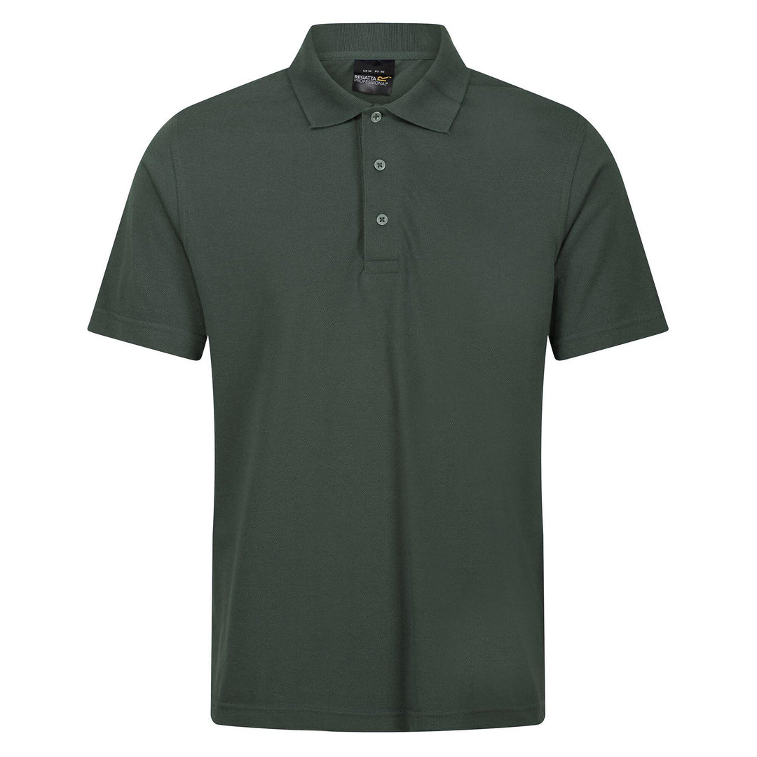 Regatta Professional Pro 65/35 Short Sleeve Polo Shirt Dark Green 1#colour_dark-green