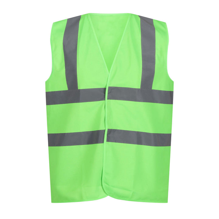 Regatta Professional Pro Identity Reflective Vest Lime Green 1#colour_lime-green