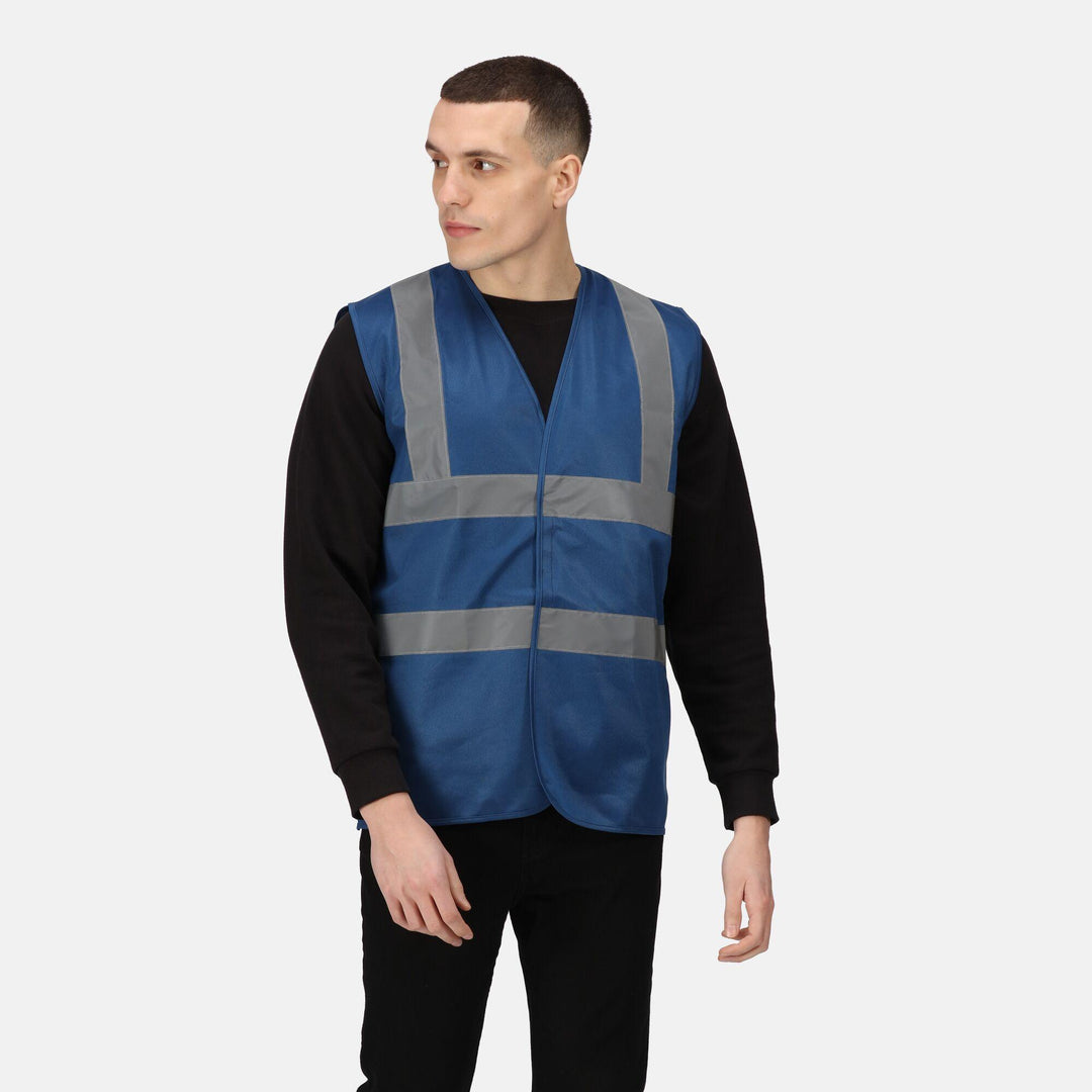 Regatta Professional Pro Identity Reflective Vest Navy Model 1#colour_navy