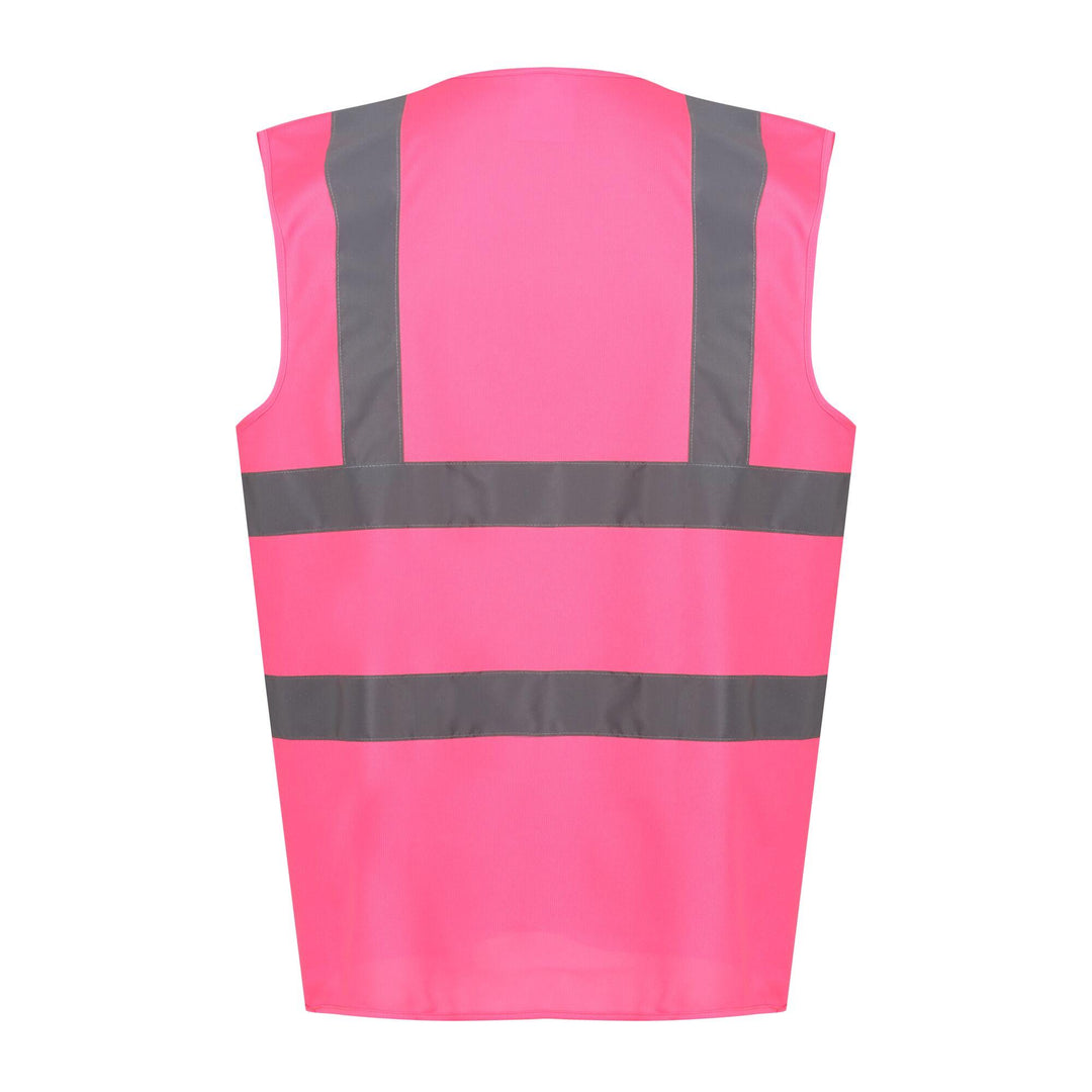 Regatta Professional Pro Identity Reflective Vest Pink 2#colour_pink