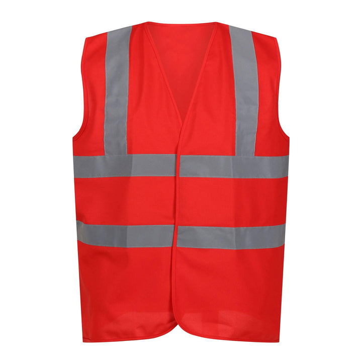 Regatta Professional Pro Identity Reflective Vest True Red 1#colour_true-red