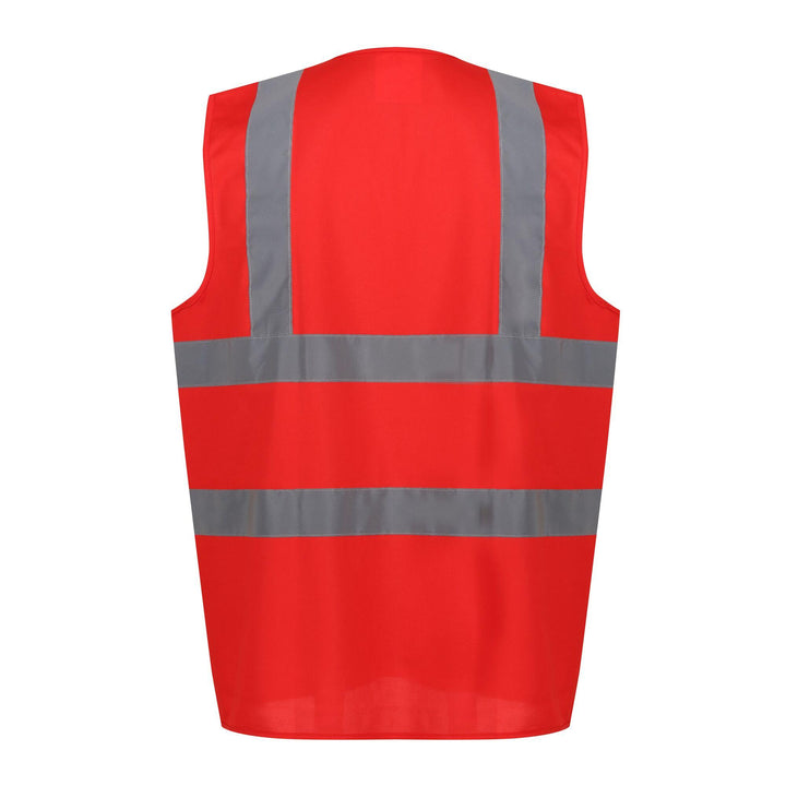 Regatta Professional Pro Identity Reflective Vest True Red 2#colour_true-red