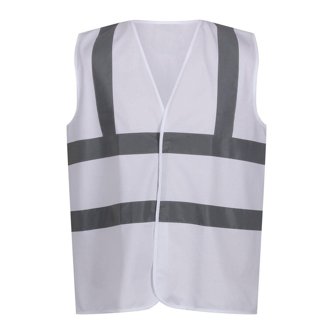 Regatta Professional Pro Identity Reflective Vest White 1#colour_white