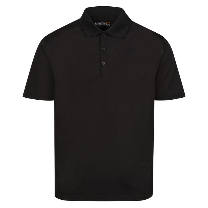 Regatta Professional Pro Moisture-Wicking Polo Shirt Classic Blk 1#colour_classic-blk