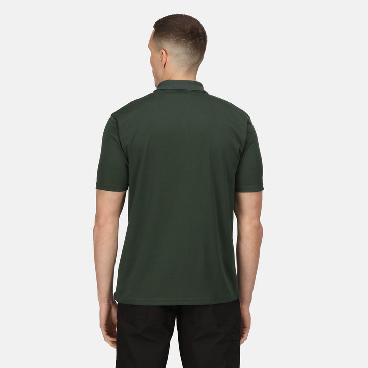 Regatta Professional Pro Moisture-Wicking Polo Shirt Dark Green Model 2#colour_dark-green