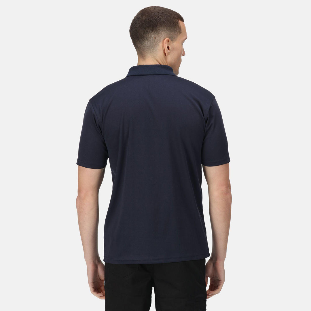 Regatta Professional Pro Moisture-Wicking Polo Shirt Navy Model 2#colour_navy