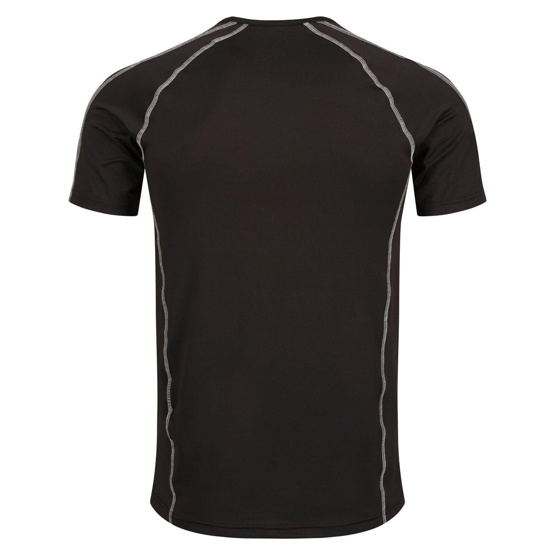 Regatta Professional Pro Moisture-Wicking Short Sleeve Base Layer T-shirt Top Classic Blk 2#colour_classic-blk