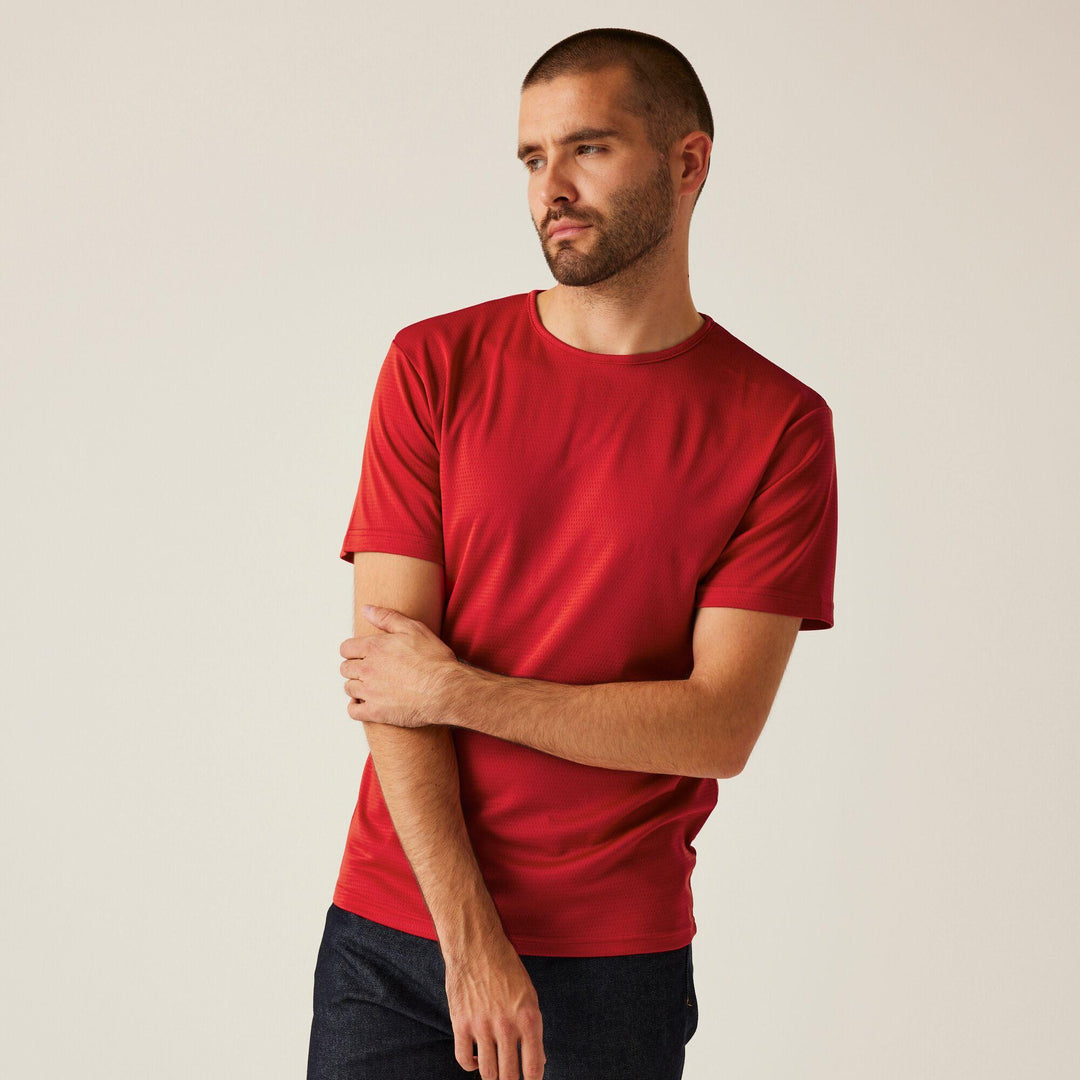 Regatta Professional Pro Moisture-Wicking T-shirt Classic Red Model 1#colour_classic-red