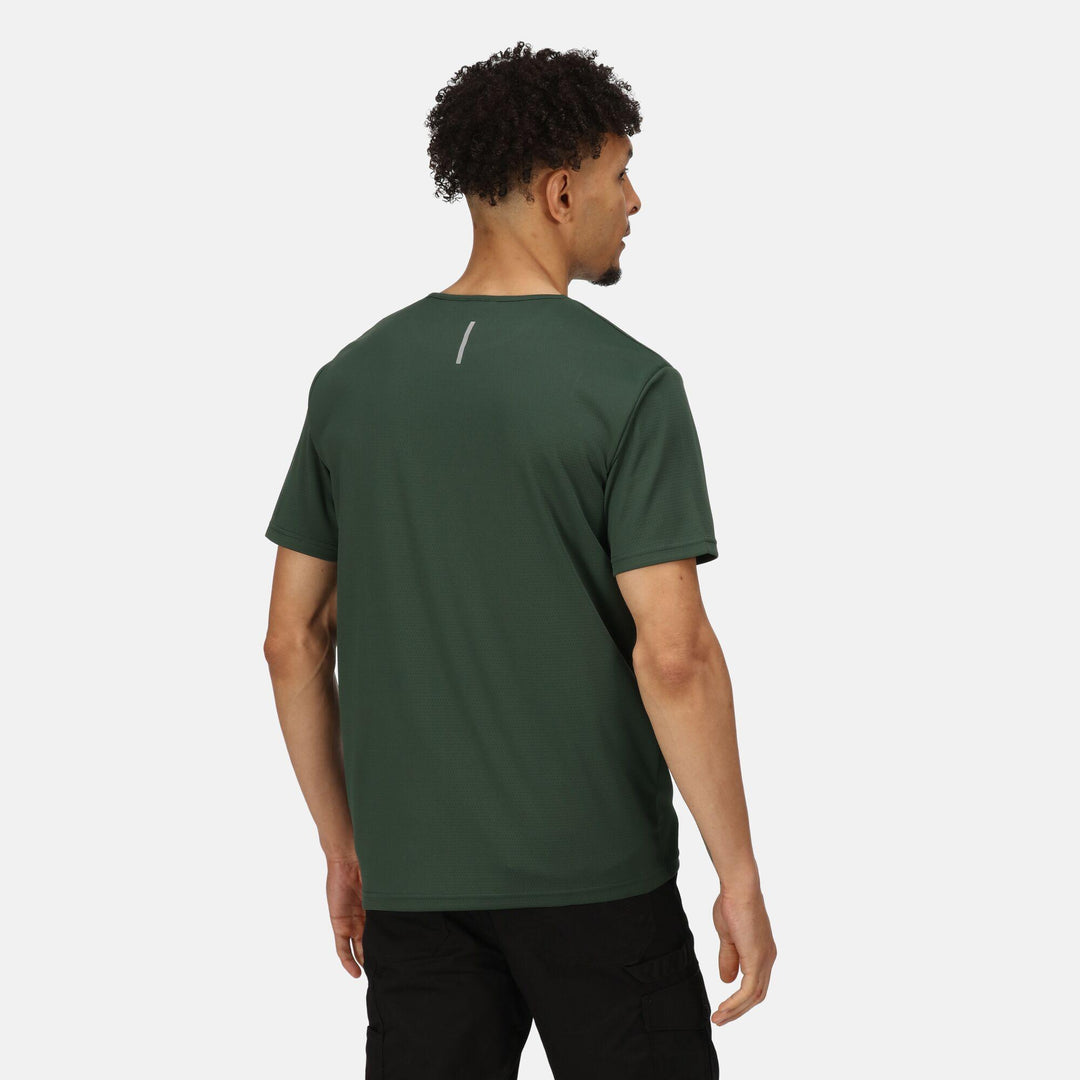 Regatta Professional Pro Moisture-Wicking T-shirt Dark Green Model 6#colour_dark-green