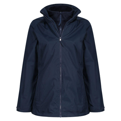 Regatta Professional Womens Classic 3-in-1 Waterproof Jacket Navy 3#colour_navy