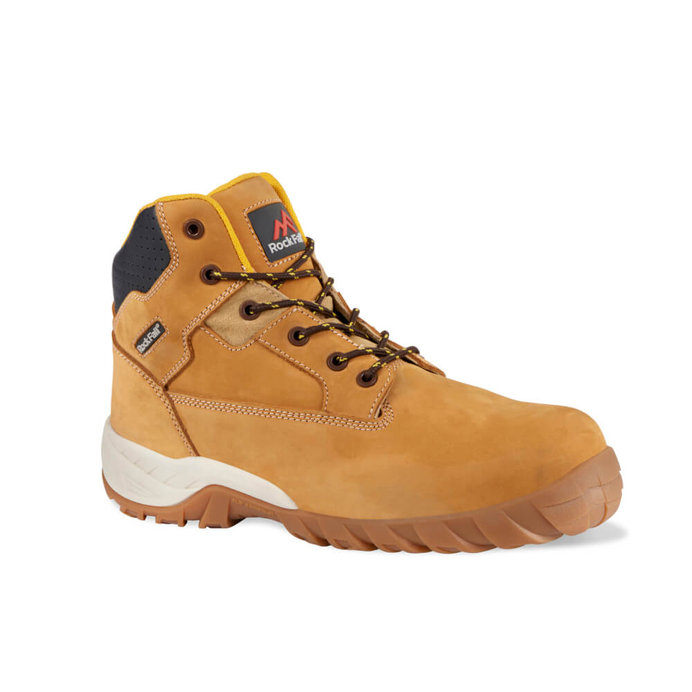 Rock Fall RF440C Flint Honey Lightweight Safety Boots Honey 1#colour_honey