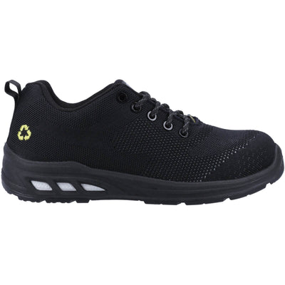 Safety Jogger ECOFITZ S1P ESD Safety Shoes Black 4#colour_black