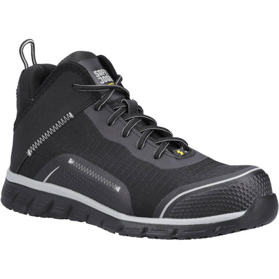 Safety Jogger LIGERO2 S1P MID Metal Free ESD Safety Boots Black 1#colour_black