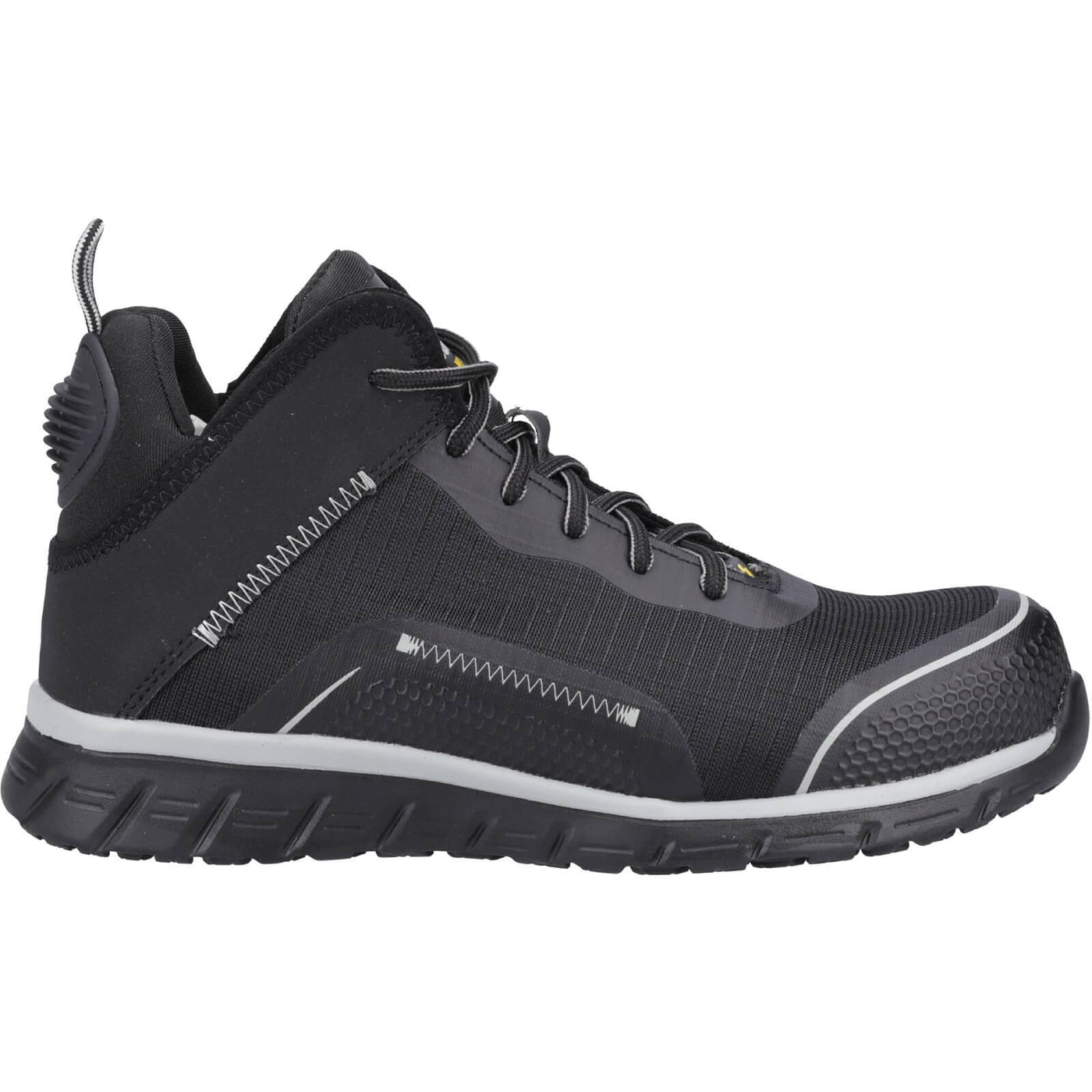 Safety Jogger LIGERO2 S1P MID Metal Free ESD Safety Boots Black 4#colour_black