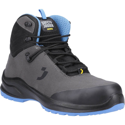 Safety Jogger MODULO S3S MID Vegan Metal Free ESD Safety Boots Grey 1#colour_grey