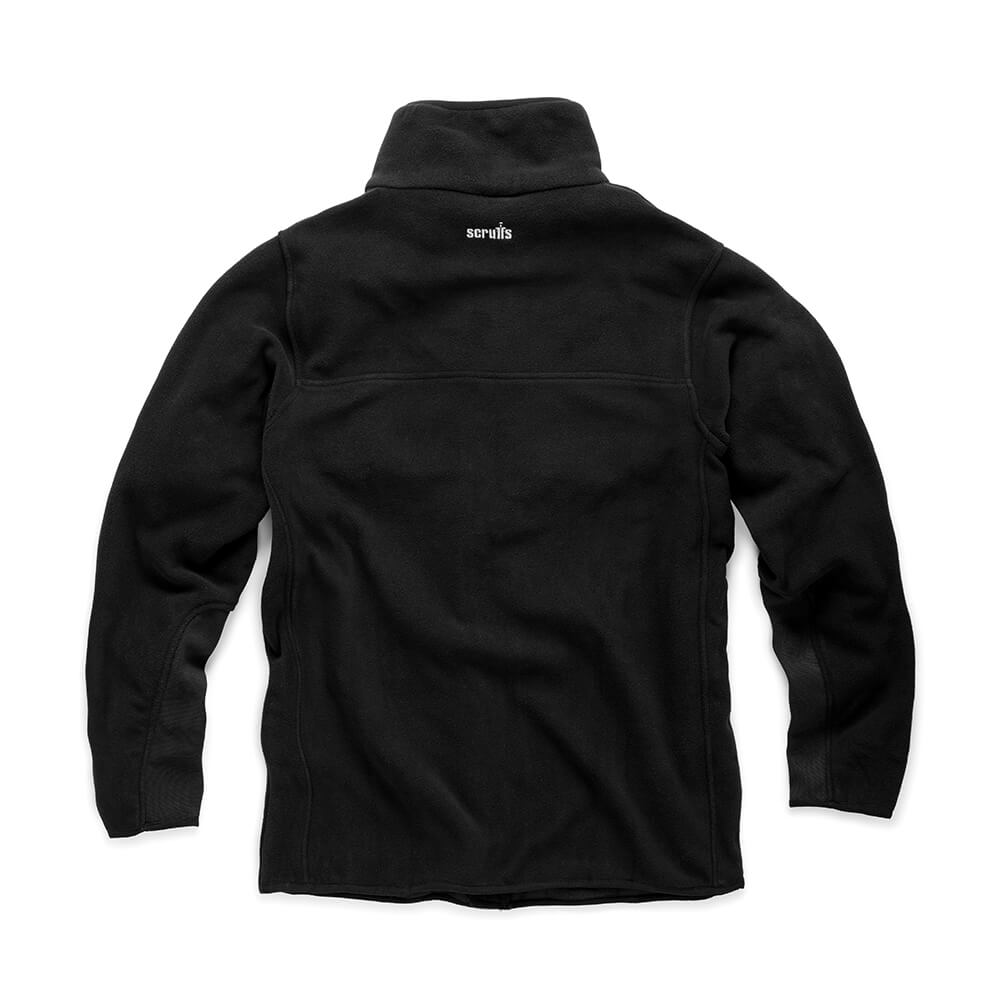 Scruffs Eco Abratect Water Resistant Quick-Dry Worker Fleece Black 2#colour_black