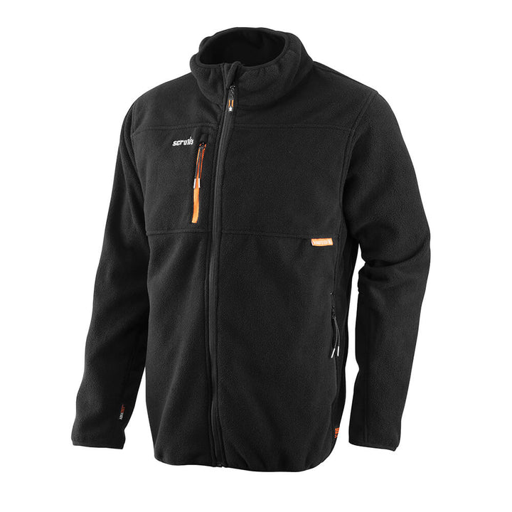 Scruffs Eco Abratect Water Resistant Quick-Dry Worker Fleece Black 3#colour_black