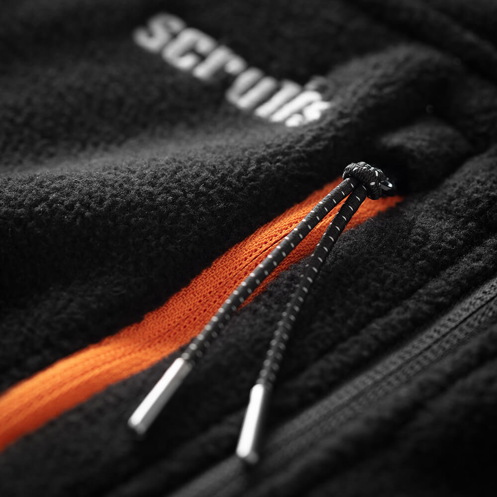 Scruffs Eco Abratect Water Resistant Quick-Dry Worker Fleece Black 4#colour_black