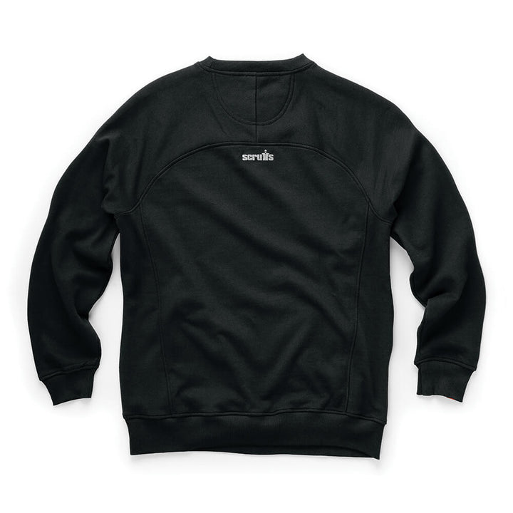 Scruffs Eco Worker Breathable Sweatshirt Black 2#colour_black